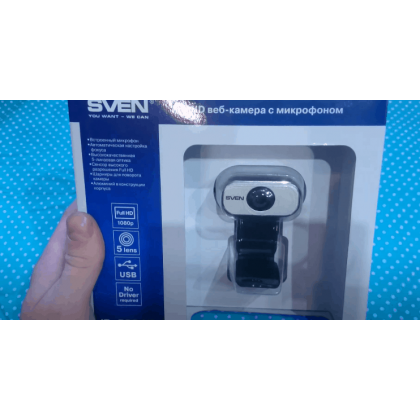 Full HD SVEN IC-990HD: недорогая веб-камера, но параметрами для стримера