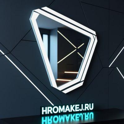 Зеркала фигурные Loft c неоновой подсветкой 2