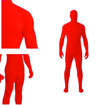 Красный костюм человека морф (вторая кожа); title=